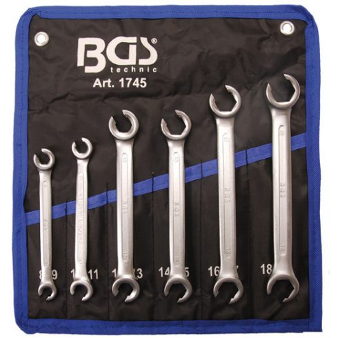 BGS-1745 Fékcsőkulcs készlet 6-részes