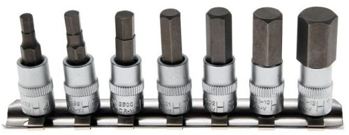 BGS-2161 Adapteres imbusz készlet 1/4"" 4-12mm