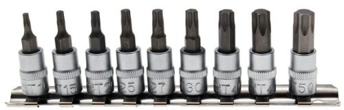 BGS-2164 Adapteres Torx készlet 1/4"" T10-T50