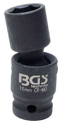 BGS-5200-16 Csuklós dugókulcs légkulcshoz, 1/2", 16 mm