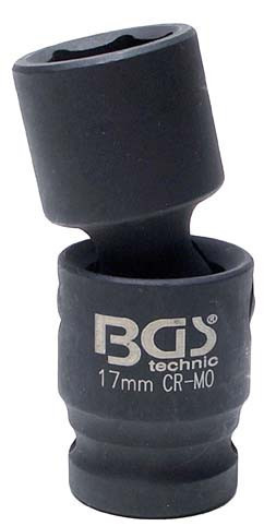 BGS-5200-17 Csuklós dugókulcs légkulcshoz, 1/2", 17 mm