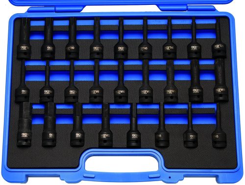 BGS-5484 Levegős dugókulcs készlet 26 részes Torx, imbusz, XZN