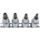 BGS-8885 Torx bit készlet 1/2"" lyukas T40-T55