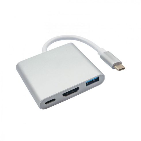 Akyga AK-AD-57 USB type C/USB 3.0/USB type C/HDMI Hub