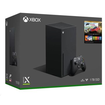   Microsoft Xbox Series X 1TB fekete játékkonzol + Forza Horizon 5 Premium Edition