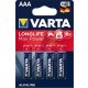 VARTA Max Power Alkáli Ceruza Elem AAA B4