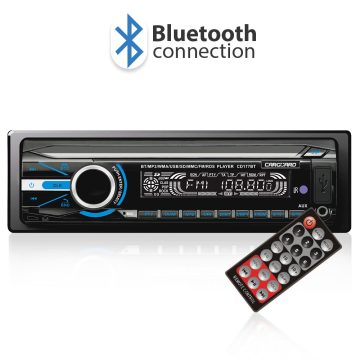   MP3 lejátszó Bluetooth-szal, FM tunerrel és SD / MMC / USB olvasóval