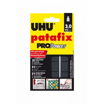   UHU Patafix PROPower - fekete gyurmaragasztó - 21 db / csomag