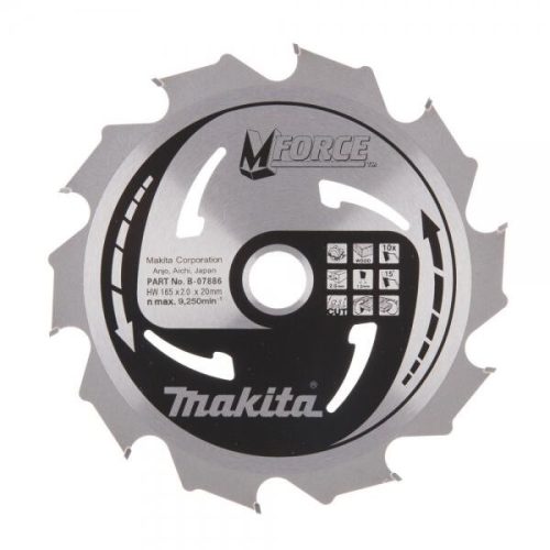 Makita Körfűrészlap Mforce 165x20mm Z10 (B-07886)