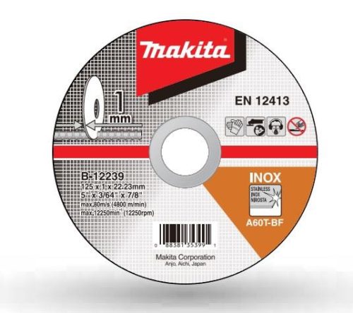 Makita Vágókorong INOX 125x1mm (B-12239)