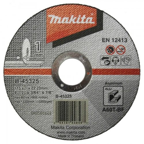 Makita Vágókorong ALU 115x1mm A60T (B-45325)