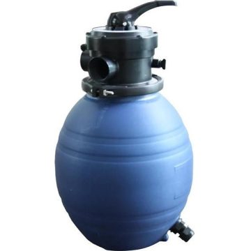   Basic szűrőtartály, homokszűrős vízforgatóhoz, D300 mm, Felül szerelt 4 állású váltószelep, 4m3/h, kék