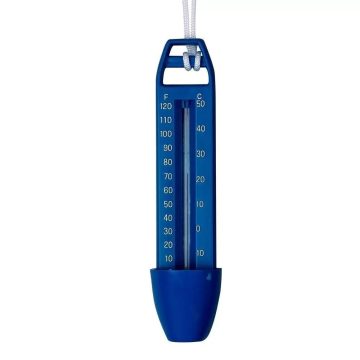 Basic medence hőmérő, műanyag, kék