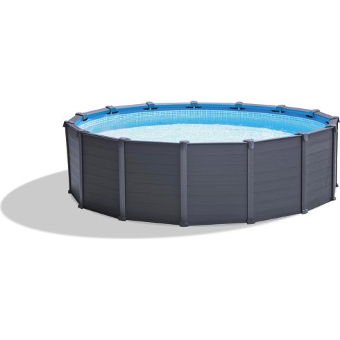 INTEX Graphite Gray Pool medence 478 x 124 cm (homokszűrővel) (26384) 2021-es modell