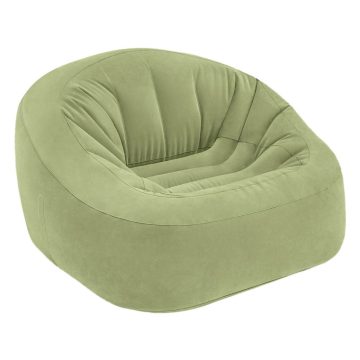   INTEX Beanless felfújható fotel, zöld, 124 x 119 x 76cm (68576)