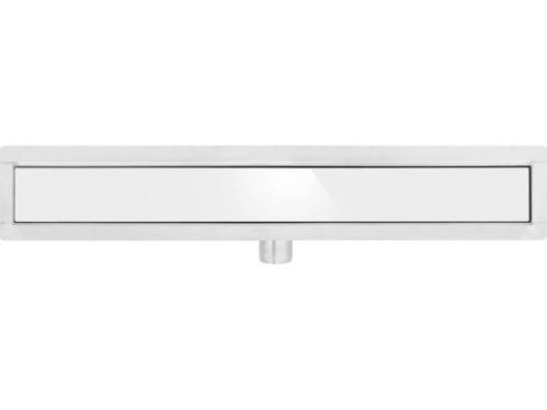 Zuhanylefolyó 700 mm White Glass inox FALA