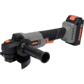   STHOR akkumlátoros sarokcsiszoló 125 mm 20V 2Ah (akku + töltő)