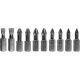 YATO YT-04822 Bithegy készlet 10 db-os vegyes 25mm PZ, PH, lapos (04822)