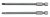 YATO YT-0496 Bithegy készlet 3 szárnyú csillag 1x100mm 3x100mm (0496)