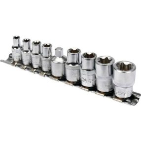   YATO YT-0520 Torx dugókulcs készlet 9 részes E5-E16 1/4", 3/8"