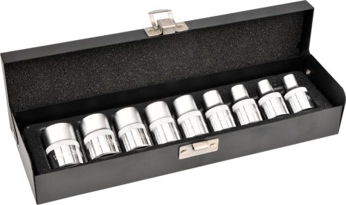 YATO YT-0521 Torx dugókulcs készlet 9 részes E10-E24 1/2"