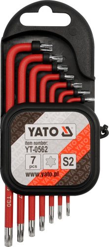 YATO YT-0562 Torx kulcs készlet 7 részes, biztonsági(furatos)