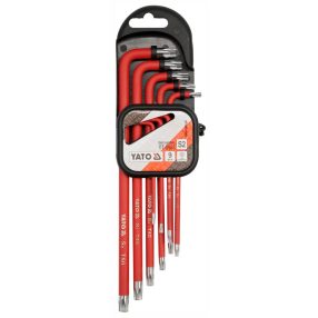   YATO YT-0563 Torx kulcs készlet 9 részes, biztonsági(furatos), hosszított