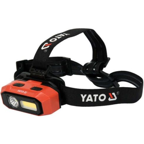 YATO Akkus LED fejlámpa 800 lumen mozgásérzékelős YATO