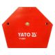 YATO YT-0867 Sablon mágnes 34kg, 111x136x24mm, 30°,45°,60°,75°,90°,135° (0867)