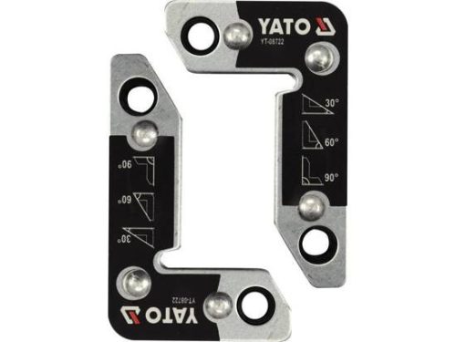 YATO Hegesztési munkadarabtartó mágneses 30-60-90°/25 kg (2 db/cs) YATO