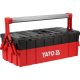 YATO YT-08977 Műanyag szerszámos láda 3 tagos, 460x265x158 mm, max 30kg