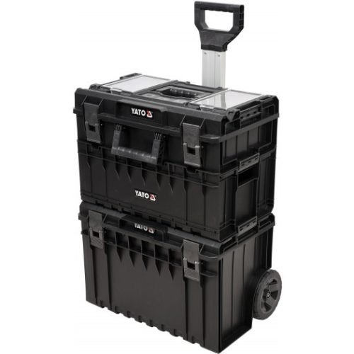 YATO YT-09161 Gurulós szerszámos láda 3 részes 585x425x810 mm