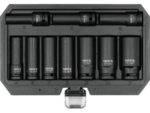YATO YT-10557 Gépi dugókulcs készlet 1/2" 10 részes