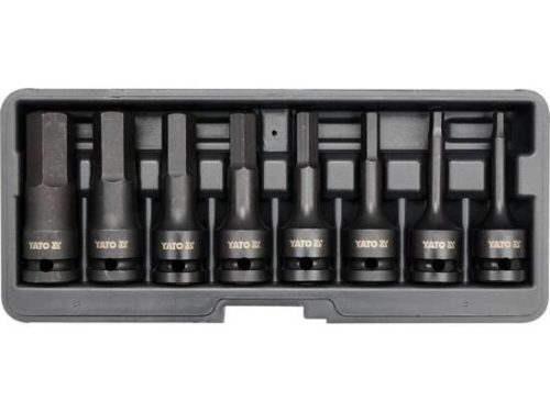 YATO YT-1066 Gépi IMBUSZ kulcs készlet 1/2" 8 részes 6-19mm