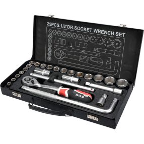 YATO YT-12671 Dugókulcs készlet 1/2" 25 részes