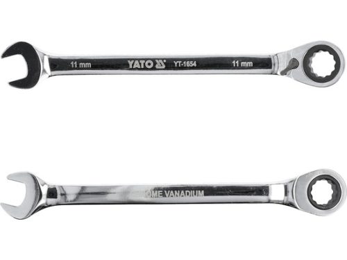 YATO YT-1654 Racsnis csillag-villáskulcs irányváltós 11mm