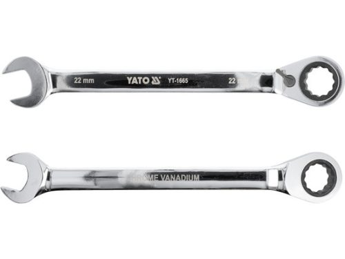 YATO YT-1665 Racsnis csillag-villáskulcs irányváltós 22mm