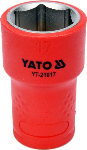 YATO YT-21017 Szigetelt dugókulcs 17mm 3/8" (21017)