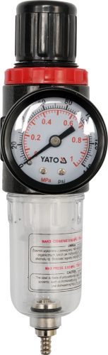 YATO YT-2382 Nyomáscsökkentő szelep vízleválasztóval 1.4MPa 1/4" (2382)