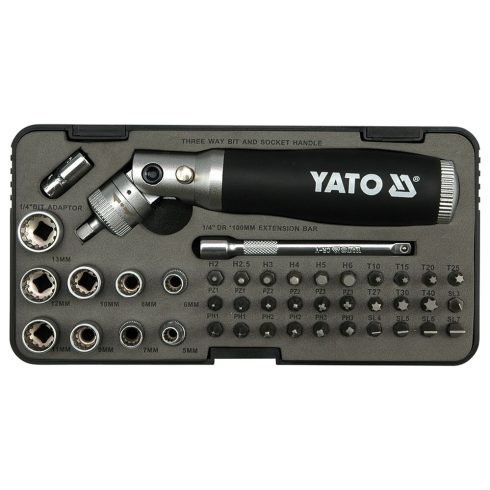 YATO 2806 Dugó és Bit készlet 1/4" 42 részes YT-2806