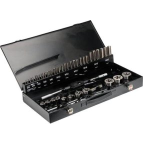   YATO YT-2979 Menetfúró és metsző készlet (kézi) 56 részes HSS M3-M20-ig