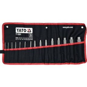   YATO YT-3591 Bőrlyukasztó készlet 15 részes 2-22mm (3591)
