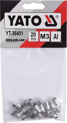 YATO YT-36451 Aluminimum szegecsanya M3 20db/cs
