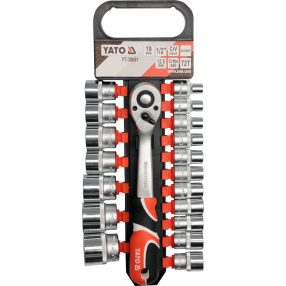 YATO YT-38681 Dugókulcs készlet 1/2" 19 részes