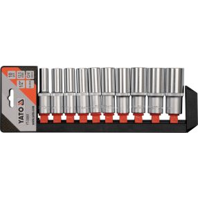   YATO YT-38861 Hosszított dugókulcs készlet 1/2" 10 részes