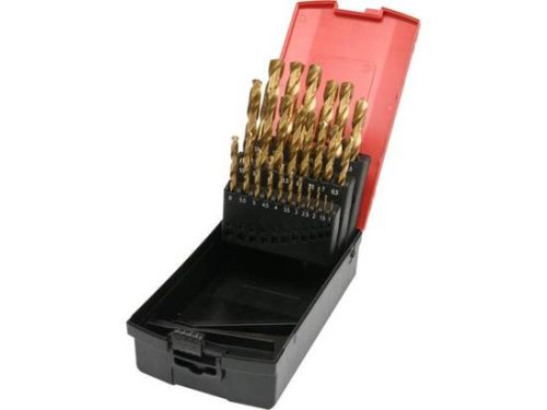 YATO YT-44676 25 részes HSS-TiN fémcsigafúró készlet 1-13mm