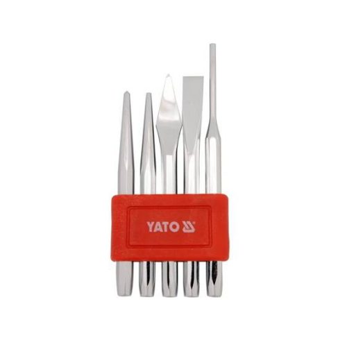 YATO 4695 Véső-lyukasztó készlet 5 részes YT-4695