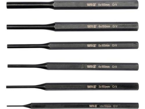 YATO YT-47121 Csapszegkiütő készlet 6 részes