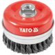 YATO YT-4769 Fazékkefe acél csavart 100mm M14