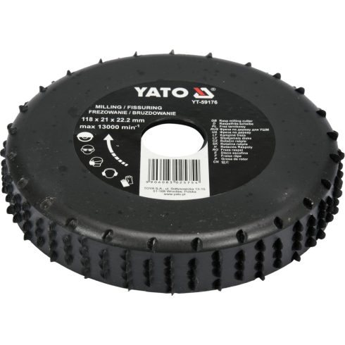 YATO 59176 Famaró 118x21x22,2mm YT-59176